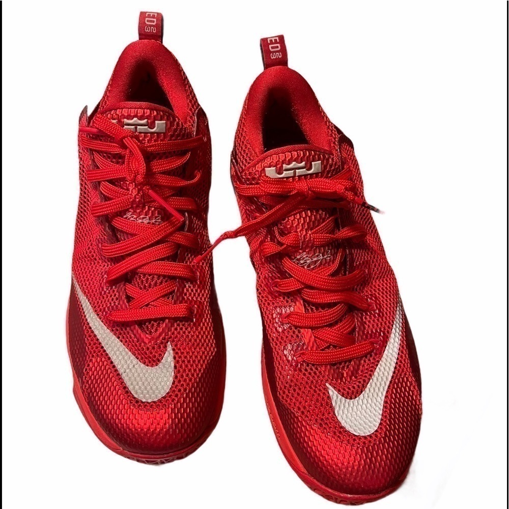 Nike Lebron 12 Low EP University Red Low-top 2015 - Picture 3 of 12